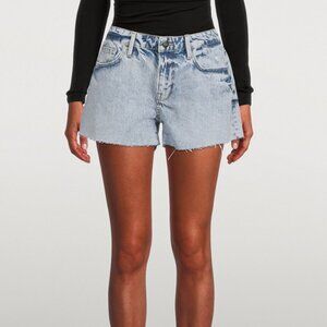NWT FRAME Le Grand Garcon Denim Shorts